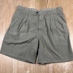 Ermenegildo Zegna Mens Green Chino Shorts Size 36